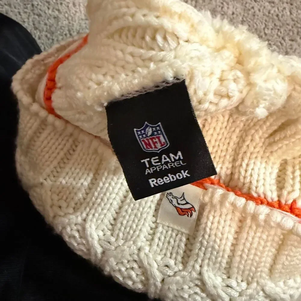 Nfl Men's Cream and White Hat
